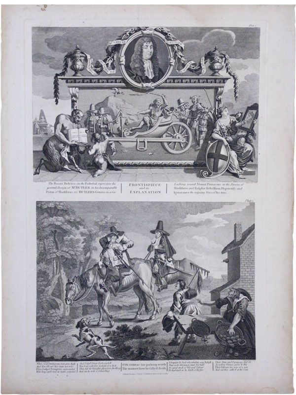 Hudibras. Plates I-XII (complete) [from] Hogarth Restored: the Whole Works of the Celebrated. CARICATURE - GREAT BRITAIN, William HOGARTH, Engraver Thomas Cook, after.