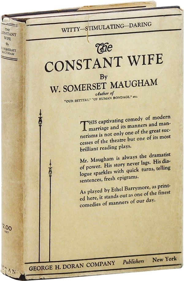 [Item #18112] The Constant Wife. W. Somerset MAUGHAM.