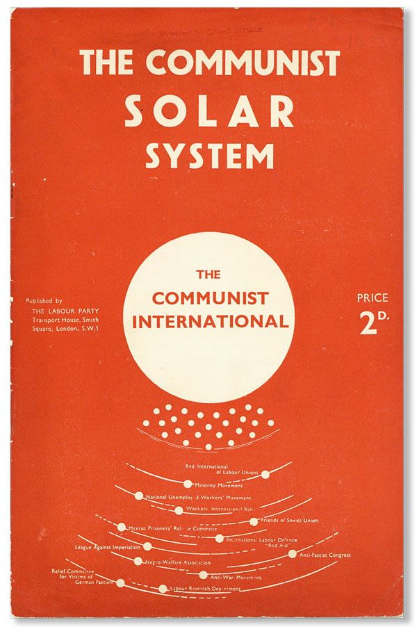 Item #12055] The Communist Solar System. The Communist International. COMMUNIST PARTY OF GREAT...