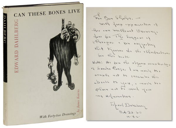 [Item #14173] Can These Bones Live. With Forty-two Drawings by James Kearns and a Preface by Sir Herbert Read. Edward DAHLBERG.