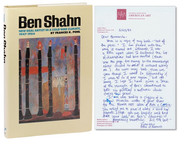 Item #14263] Ben Shahn: New Deal Artist in a Cold War Climate, 1947-1954. Frances K. POHL