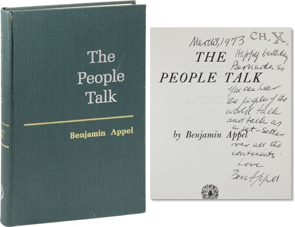 [Item #14269] The People Talk. Benjamin APPEL.