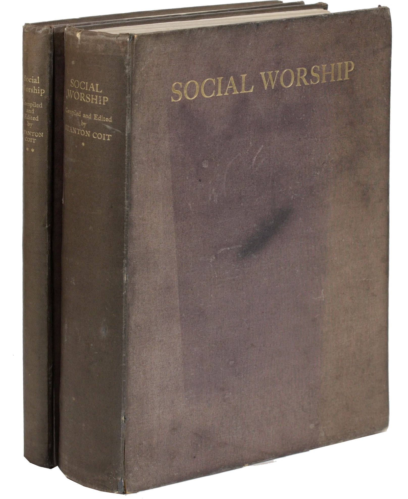 [Item #15746] Social Worship for Use In Families Schools & Churches [...] Issued on Behalf of the West London Ethical Society as a Memorial of its Twenty-First Anniversary. FREETHOUGHT, Stanton COIT, ETHICAL CULTURE.