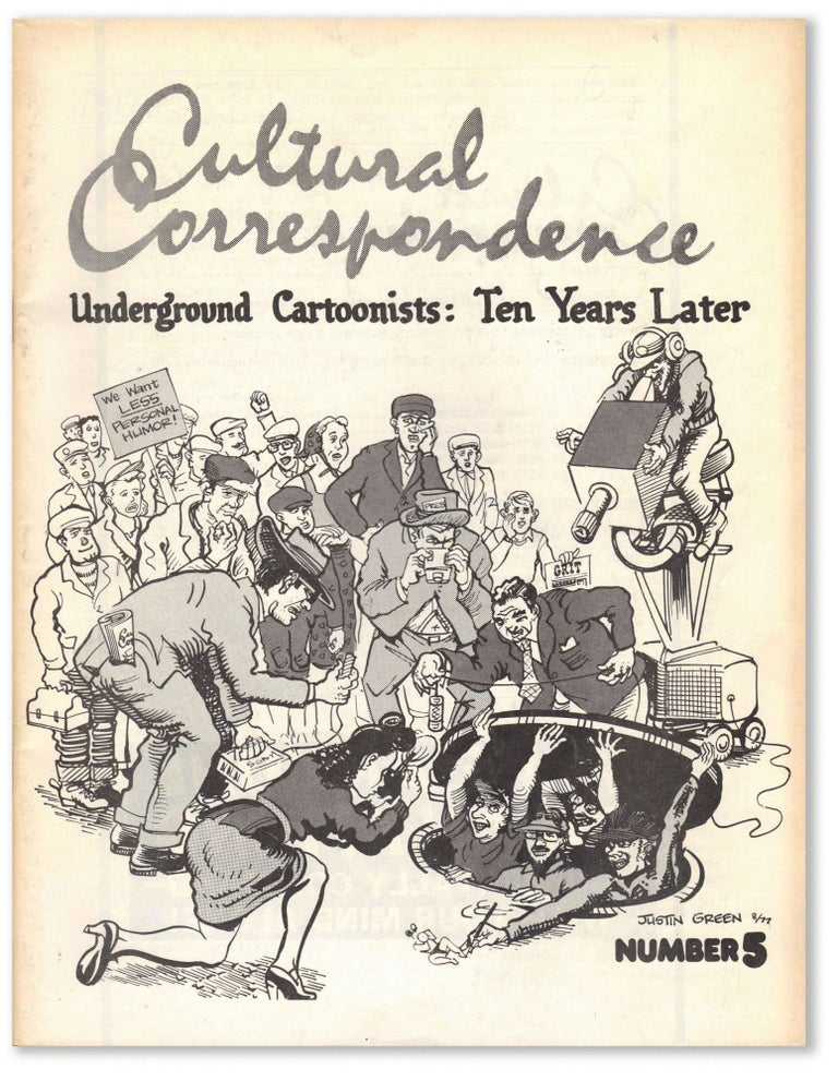 Item #15815] Cultural Correspondence Number 5. Underground Cartoonists: Ten Years Later....