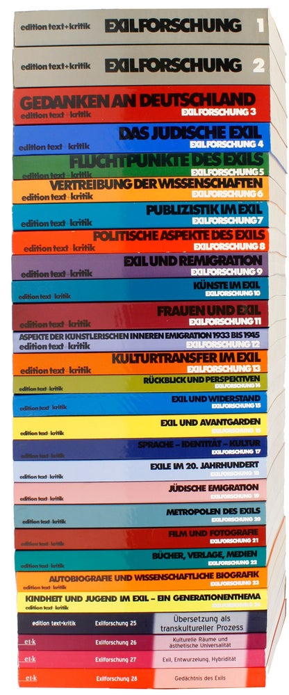 Item #16656] Exilforschung: Ein Internationales Jahrbuch. No. 1 - No. 28 (1983 - 2010, complete)....