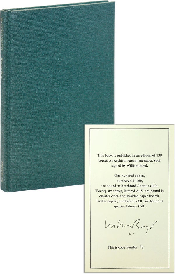 Item #17958] Protobiography [Limited Edition, Signed]. William BOYD