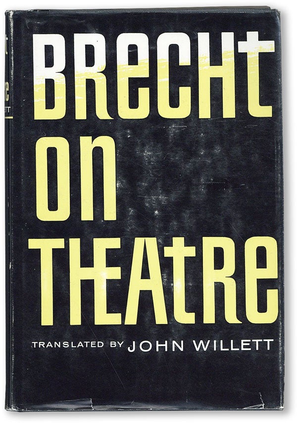 Item #18796] Brecht on Theatre. Translated by John Willett. Bertolt BRECHT
