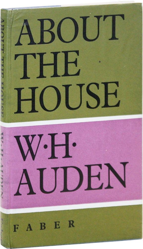 Item #19255] About the House. W. H. AUDEN