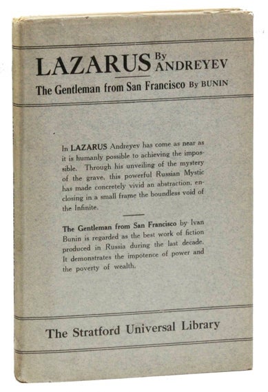 Item #19741] Lazarus (by Leonid Andreyev) and The Gentleman from San Francisco (by Ivan Bunin)....