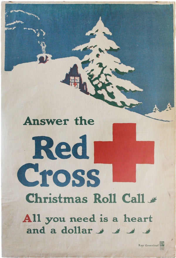 Item #19892] Answer The Red Cross Christmas Roll Call. Ray *GREENLEAF