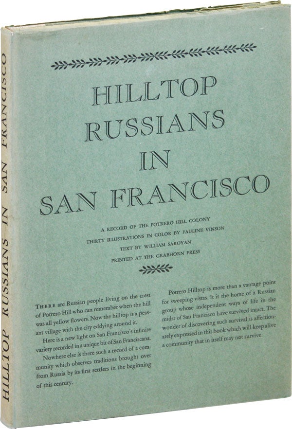 Item #21153] Hilltop Russians in San Francisco. Pictures by Pauline Vinson [Limited Edition]....