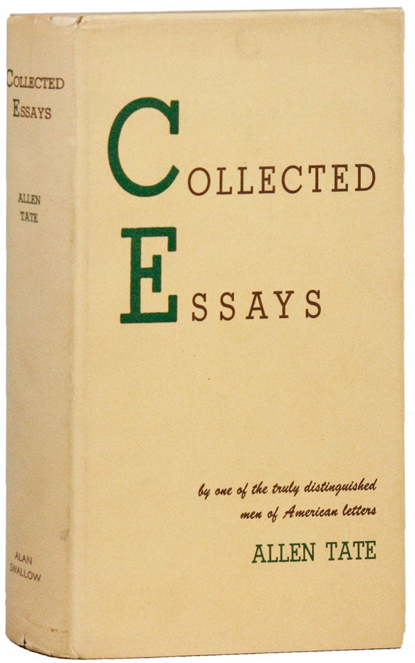 Item #22084] Collected Essays. Allen TATE