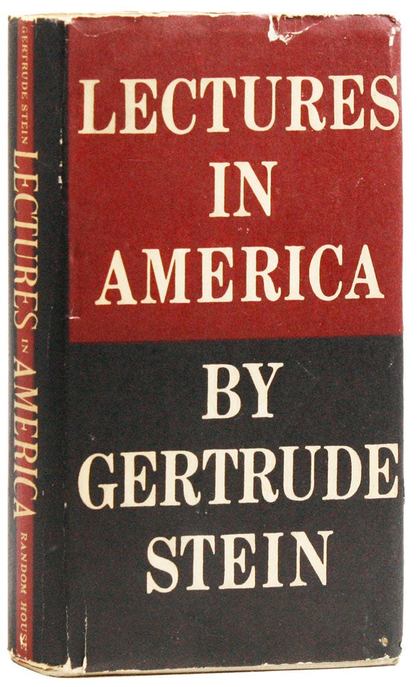 Item #22226] Lectures in America. Gertrude STEIN