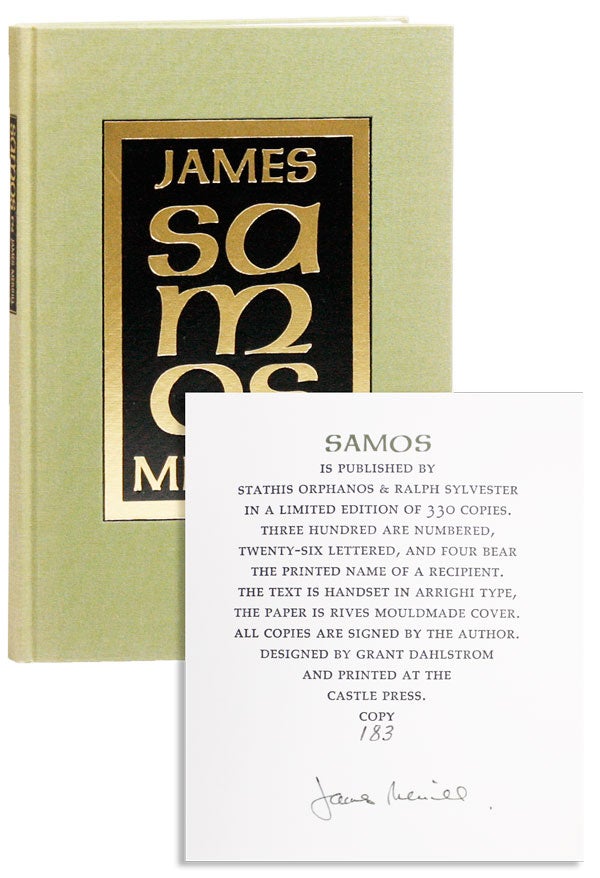 Item #22230] Samos [Limited Edition, Signed]. James MERRILL