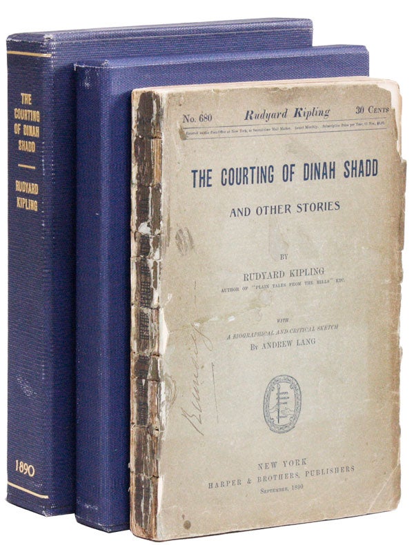 Item #22293] The Courting of Dinah Shadd and Other Stories. Rudyard KIPLING, biographical sketch...