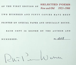 Selected Poems: New and Old, 1923-1966 [Signed, Limited Edition]