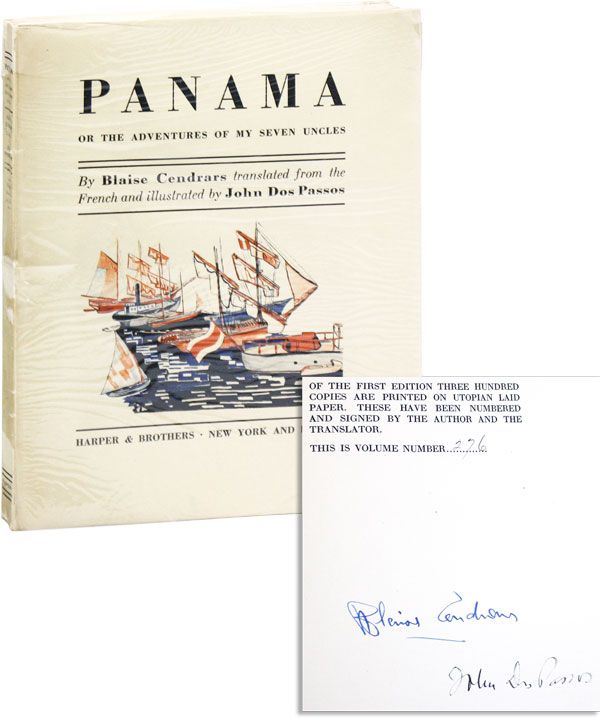 Item #22772] Panama; or, The Adventures of My Seven Uncles [Limited Edition, Signed]. Blaise...