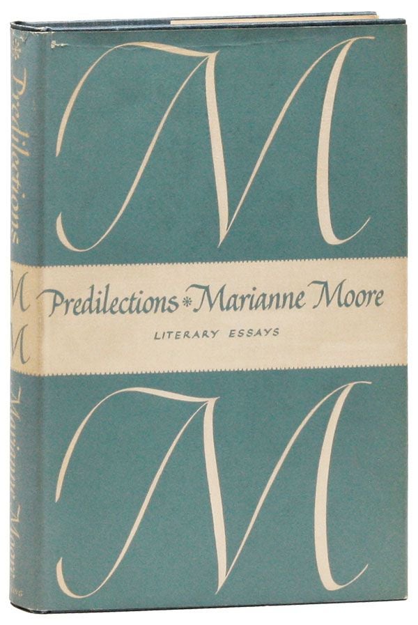 Item #22970] Predilections. Marianne MOORE