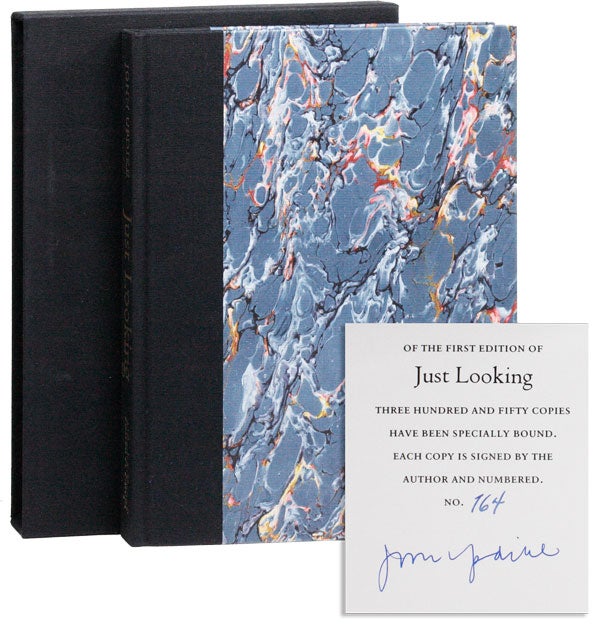 Item #23193] Just Looking: Essays on Art [Limited Edition, Signed]. John UPDIKE