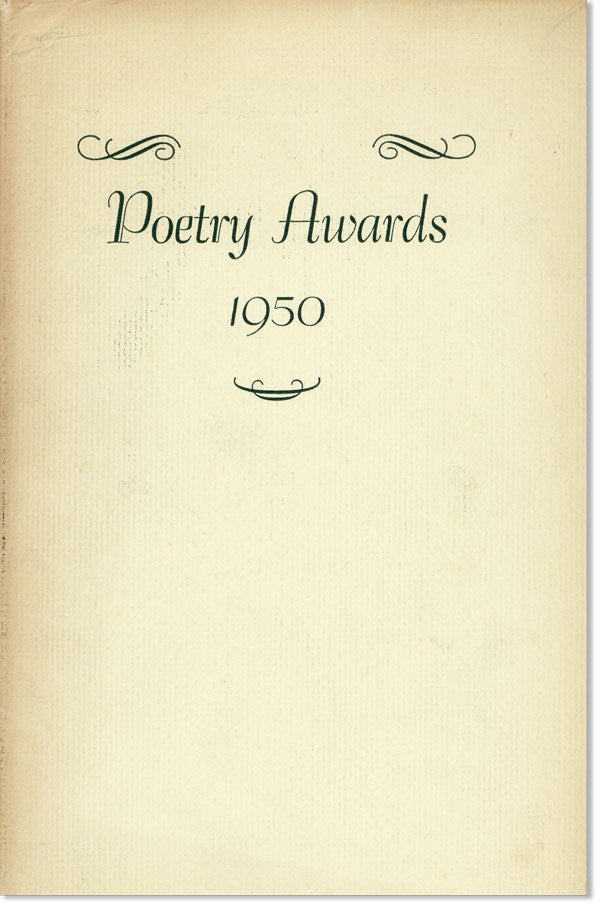 Item #23695] Poetry Awards 1950. A Compilation of Original Poetry Published in Magazines of the...