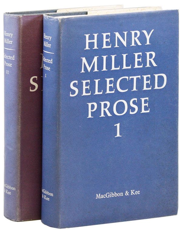 Item #23723] Selected Prose. Henry MILLER