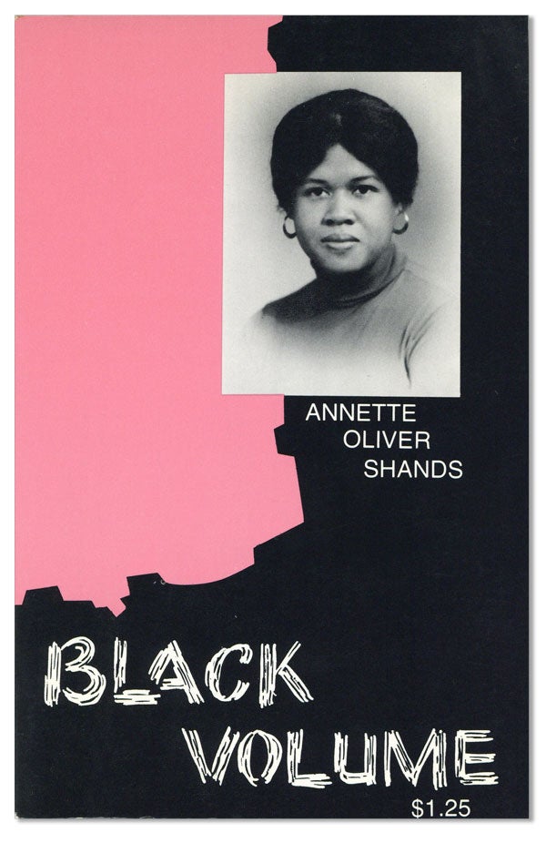 Item #25072] Black Volume. Annette Oliver SHANDS