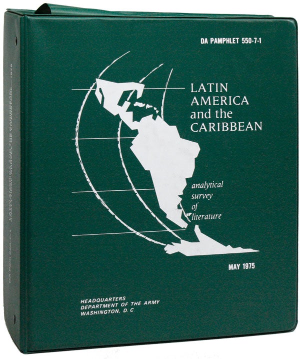 Item #25551] Latin America and the Caribbean: Analytical Survey of Literature [cover title]. John...