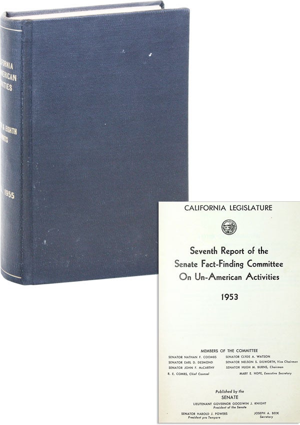 Item #25702] Seventh Report of the Senate Fact-Finding Committee On Un-American Activities, 1953...