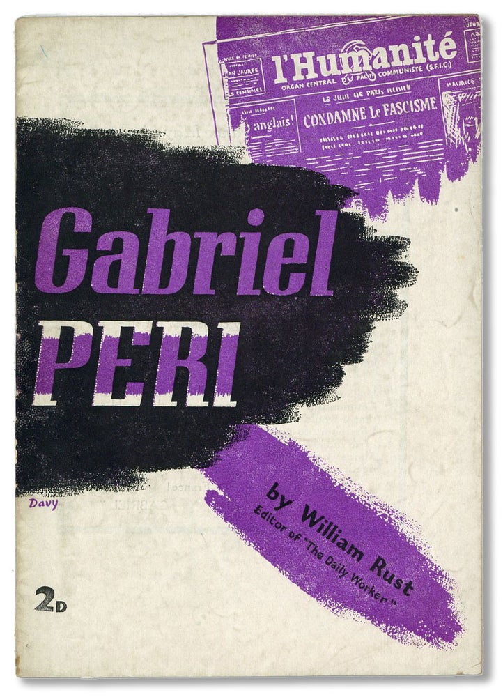 Item #25778] Gabriel Peri. William RUST