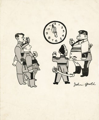 Original cartoon illustration, Untitled, ca 1940
