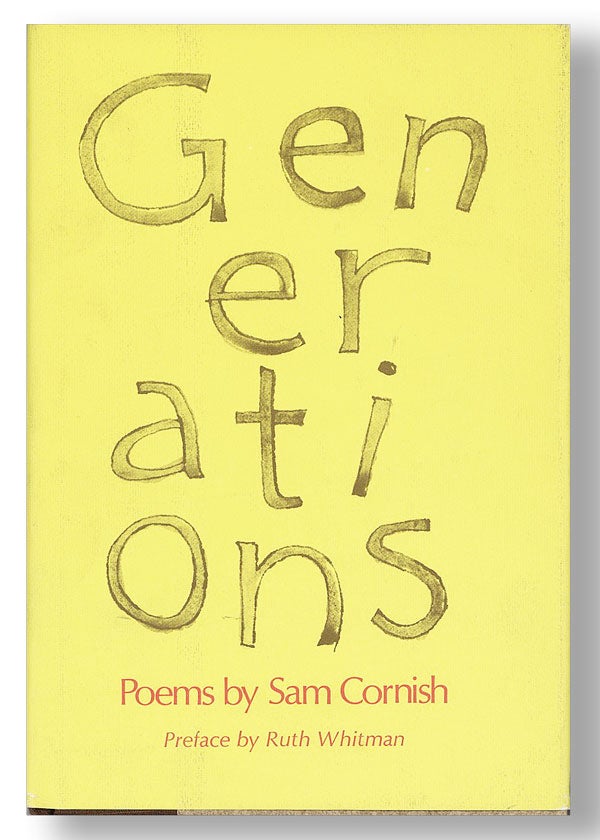 Item #26540] Generations: Poems. Sam CORNISH