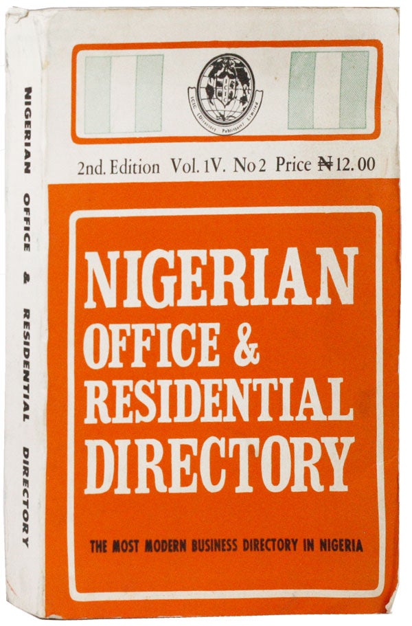Item #26751] Nigerian Office & Residential Directory. 2nd. Edition. Vol. IV, no. 2. NIGERIA
