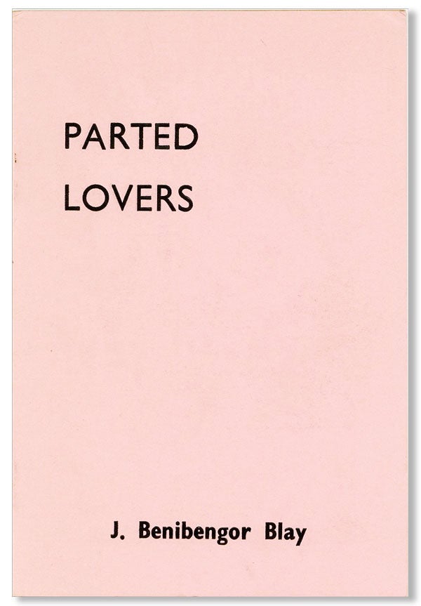 Item #27484] Parted Lovers. J. Benibengor BLAY