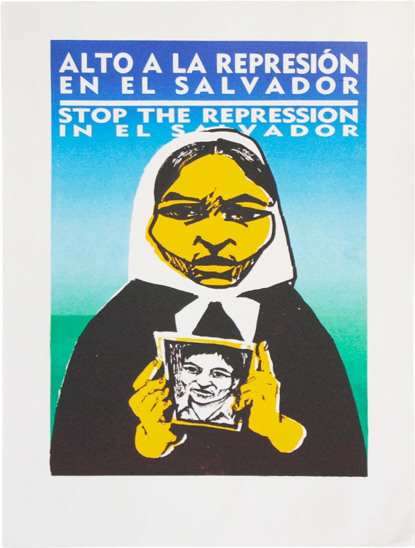 Item #28158] Alto A La Represión en El Salvador / Stop the Repression in El Salvador. Andrea...