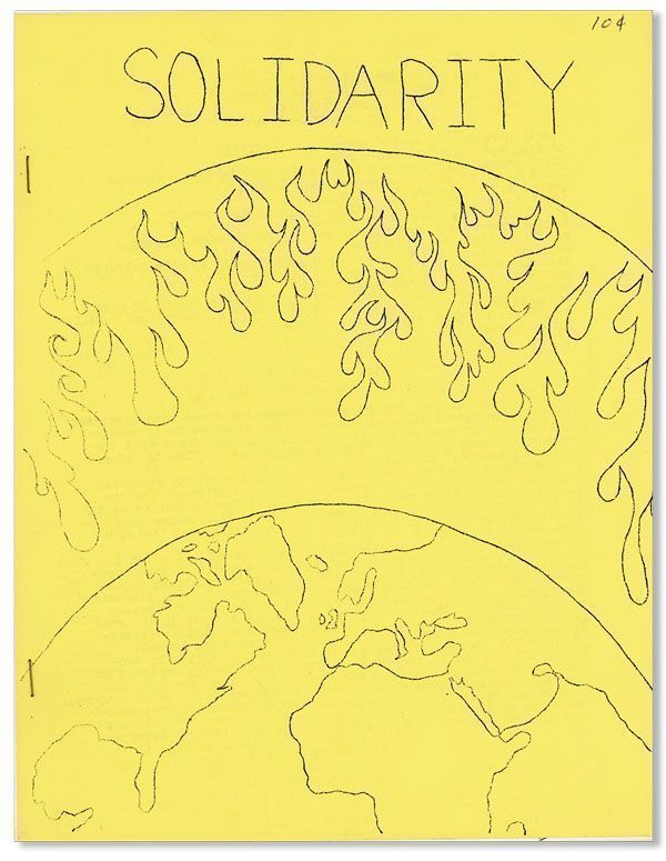 Item #28372] Solidarity Magazine: Journal of Libertarian Socialism and Official Organ of the...