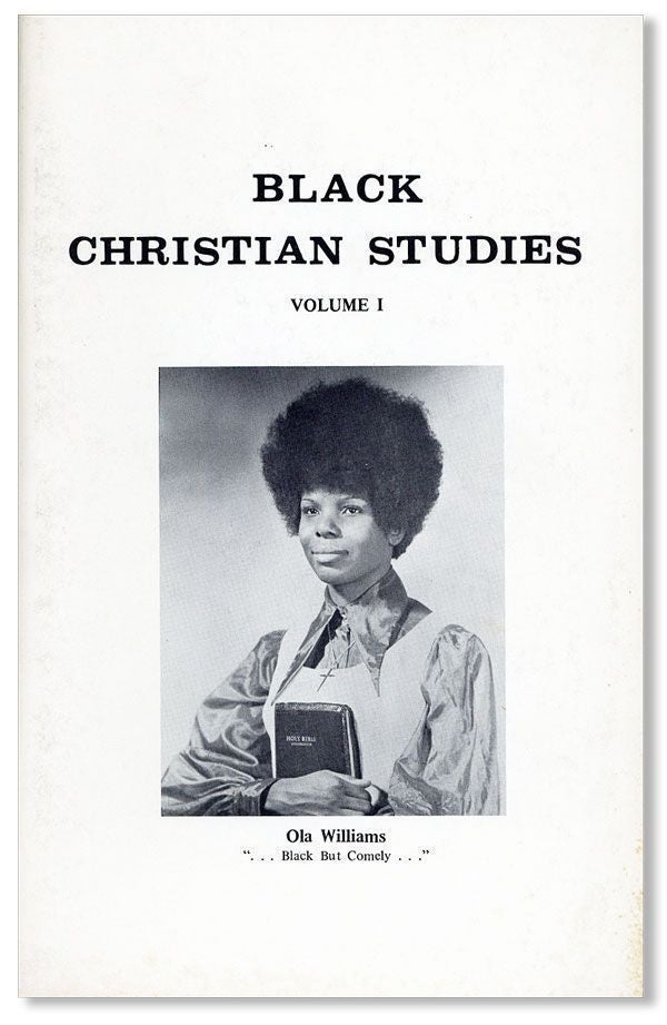 Item #28588] Black Christian Studies, Volume One [All Published?]. Roy FLOURNOY