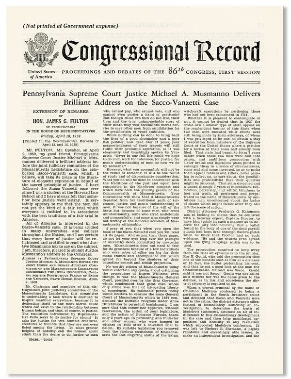 Item #30914] Congressional Record: Proceedings and Debates of the 86th Congress, First Session....