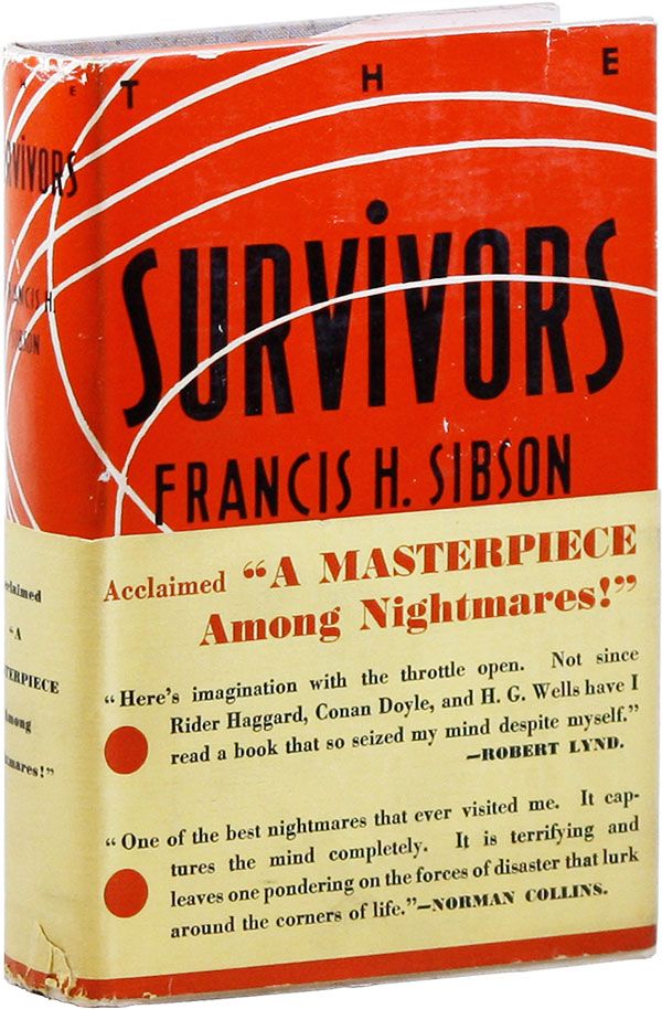 Item #31479] The Survivors. Francis SIBSON, enry