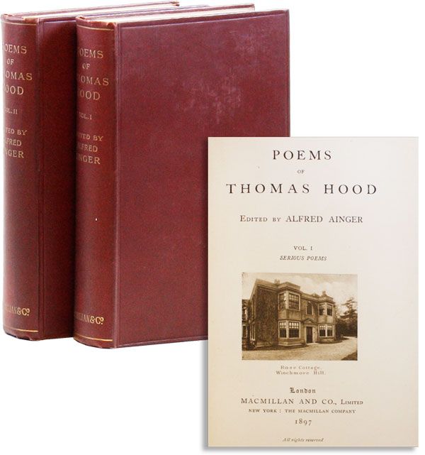 Item #31985] Poems of Thomas Hood: Vol. I - Serious Poems; Vol. II - Poems of Wit and Humour....