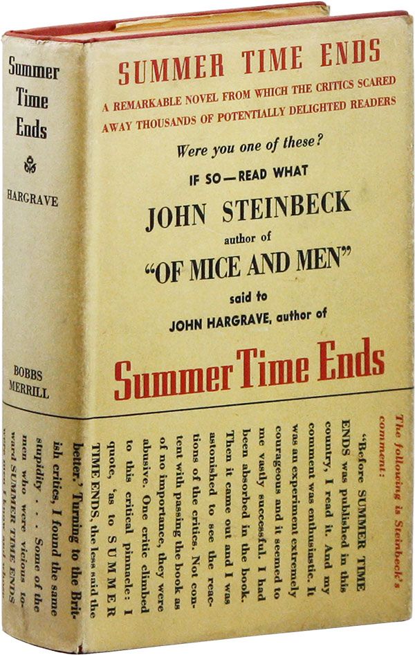 Item #32028] Summer Time Ends. John HARGRAVE