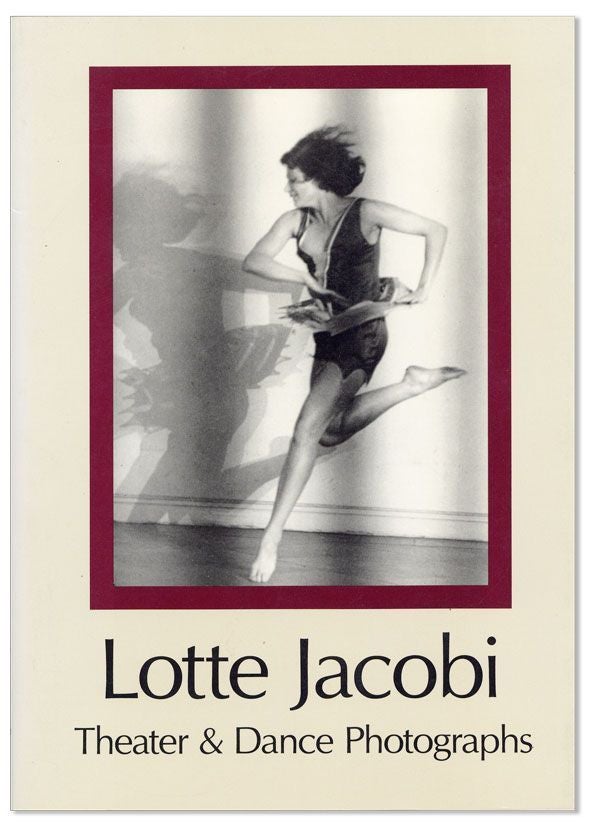 Item #32304] Lotte Jacobi: Theater & Dance Photographs [Inscribed & Signed to Nobel Laureate...