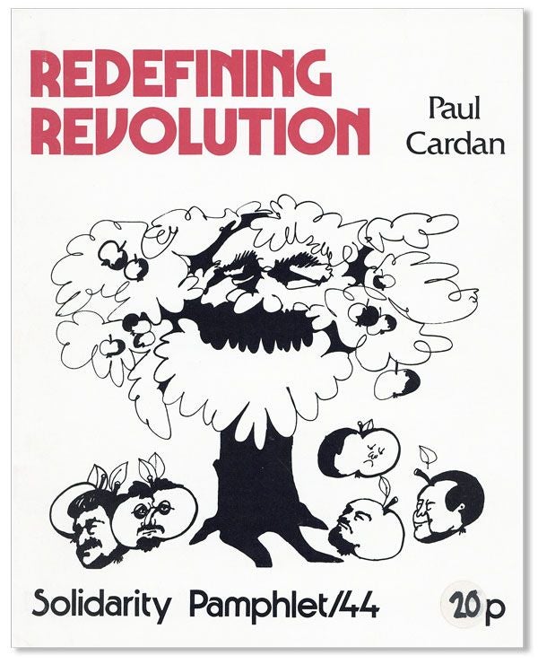 Item #32928] Redefining Revolution. Paul CARDAN, pseud. Cornelius Castoriadis