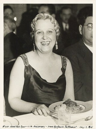 Small Archive from the Irene Kaufmann Settlement Fortieth Anniversary [January 17, 1935], Including a Series of Postcards