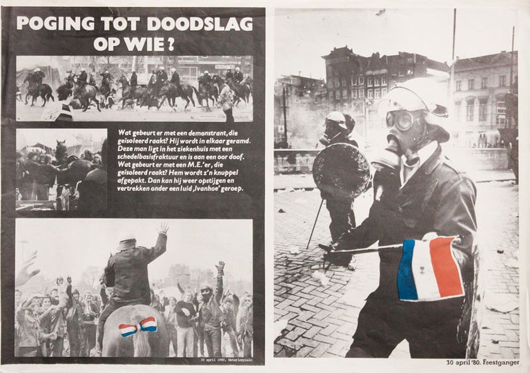 Item #34692] [Poster] Poging Tot Doodslag op Wie? [Attempted Murder Against Whom?]. POLICE...