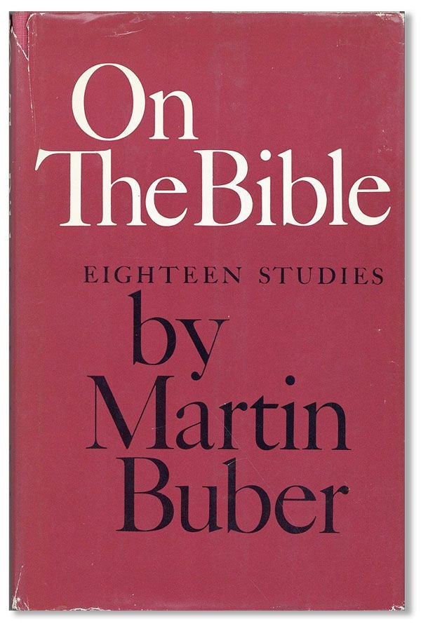 Item #35316] On the Bible: Eighteen Studies. Martin BUBER