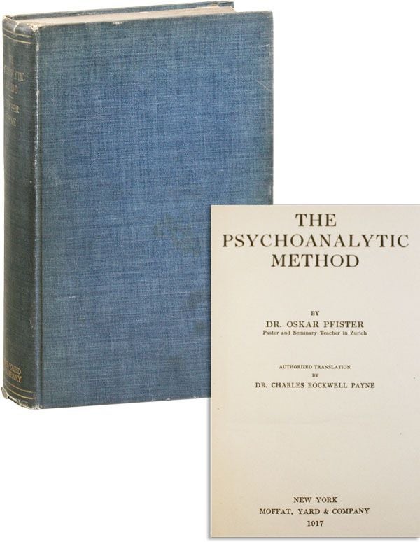 Item #35454] The Psychoanalytic Method. Oskar PFISTER