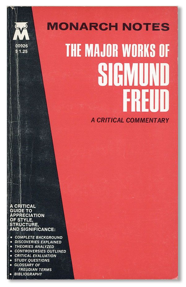 Item #35817] The Major Works of Sigmund Freud: A Critical Commentary. Robert N. PASOTTI