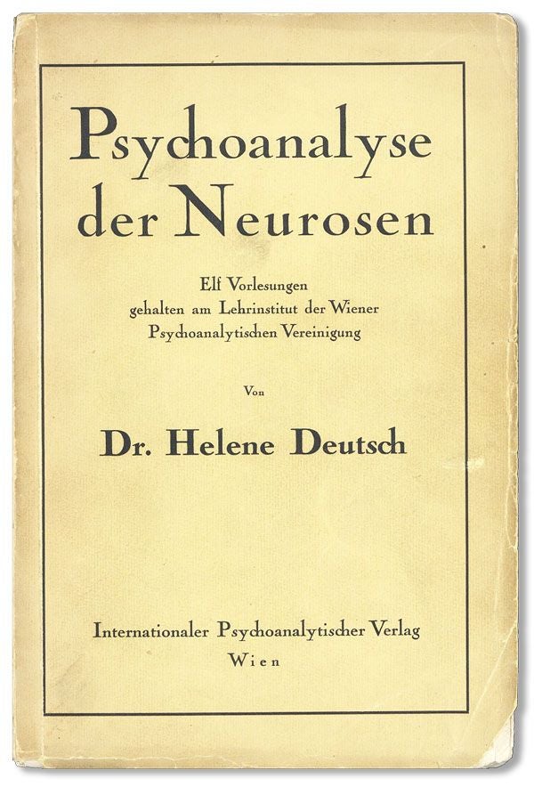 Item #35879] Psychoanalyse der Neurosen: Elf Vorlesungen gehalten am Lehrinstitut der Wiener...