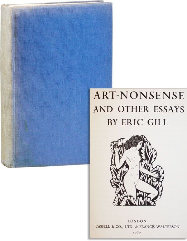 Item #37447] Art-Nonsense and Other Essays. Eric GILL
