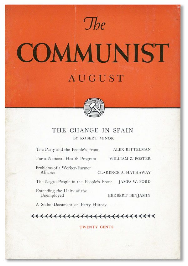 Item #37564] The Communist: A Magazine of the Theory and Practice of Marxism-Leninism, Vol. XVI,...